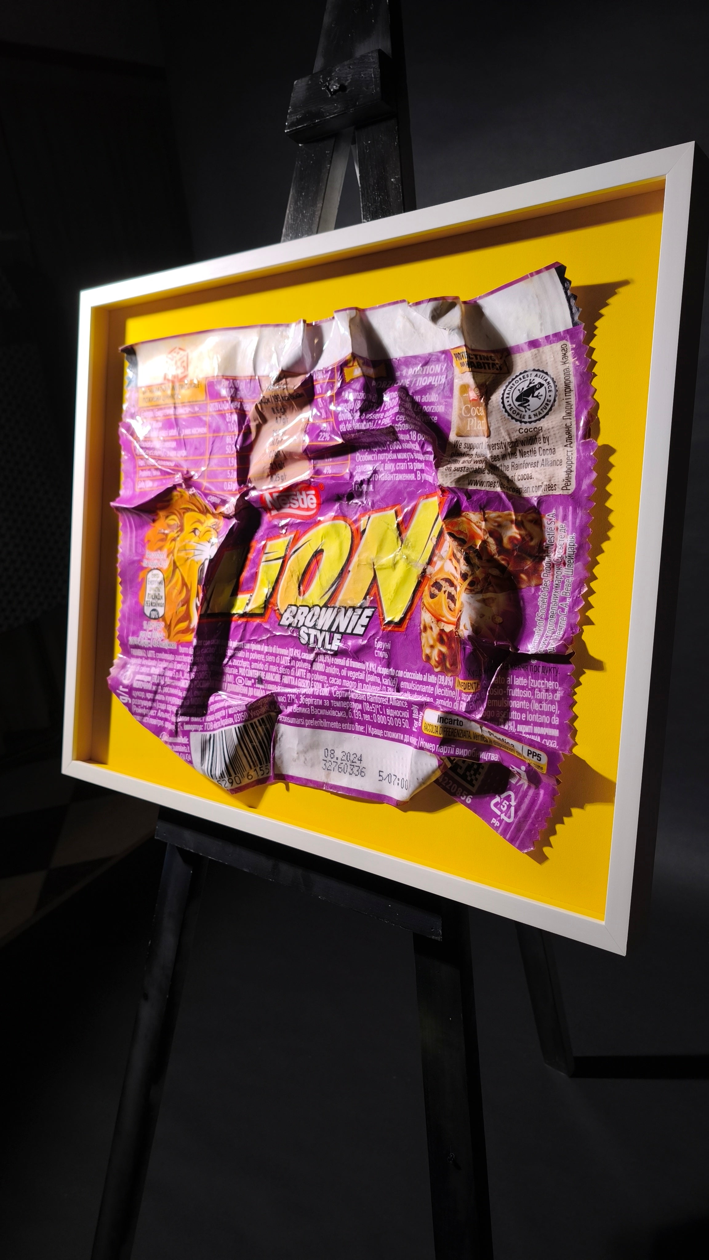 Quadro LION brownie